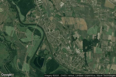 Vue aérienne de Kamieniec Wroclawski
