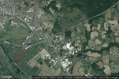 Vue aérienne de Gronowo Gorne