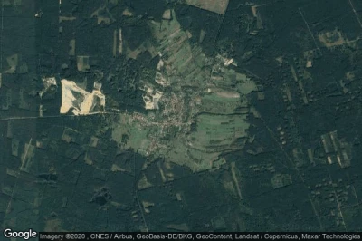 Vue aérienne de Gozdnica