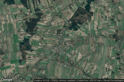 Vue aérienne de Goszczanow