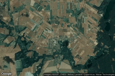 Vue aérienne de Gostycyn