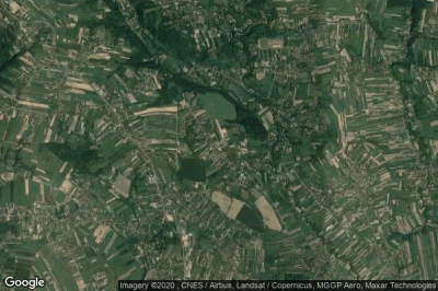 Vue aérienne de Giebultow