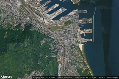 Vue aérienne de Gdynia