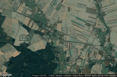 Vue aérienne de Domaszowice