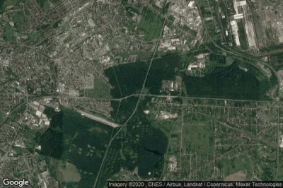 Vue aérienne de Dąbrowa Górnicza