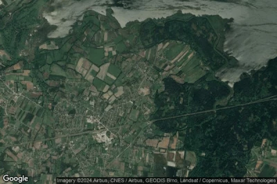 Vue aérienne de Chybie