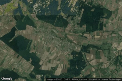 Vue aérienne de Bojszowy