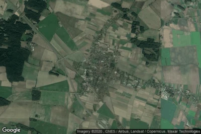 Vue aérienne de Bojanowo
