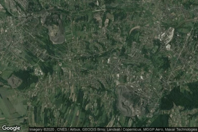 Vue aérienne de Biertułtowy