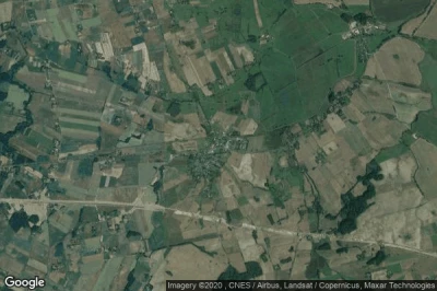 Vue aérienne de Będzino