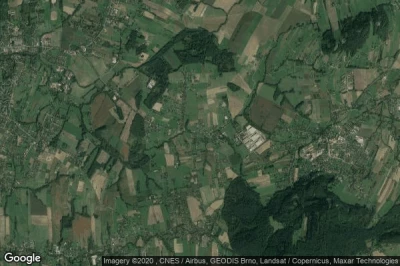 Vue aérienne de Bazanowice