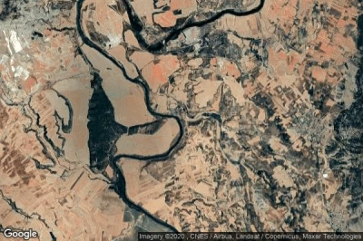 Vue aérienne de Zorita de los Canes