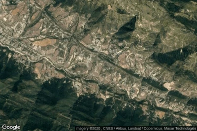 Vue aérienne de Yebra de Basa