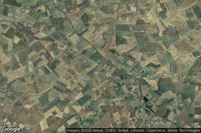Vue aérienne de Villarmentero de Campos