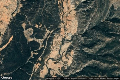 Vue aérienne de Villalba de la Sierra