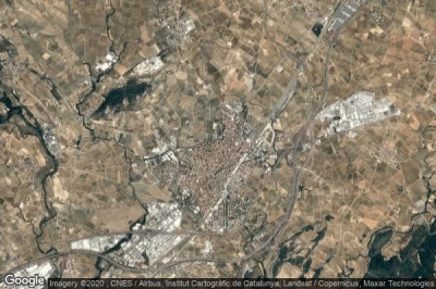 Vue aérienne de Vilafranca del Penedes