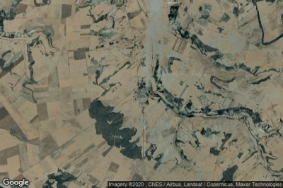 Vue aérienne de Tabanera de Cerrato