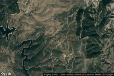 Vue aérienne de Serrada de la Fuente