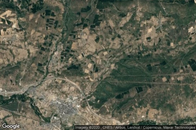 Vue aérienne de Santibáñez del Toral