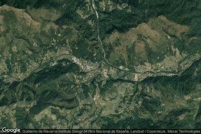 Vue aérienne de Doneztebe