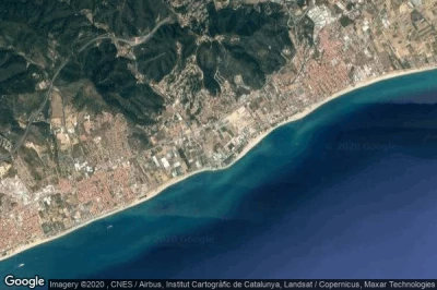 Vue aérienne de Santa Susanna
