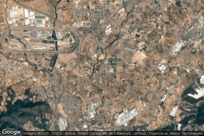 Vue aérienne de Santa Oliva