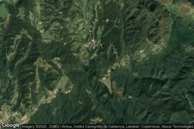 Vue aérienne de Sant Joan de Fàbregues