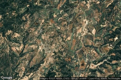 Vue aérienne de Sant Feliu Sasserra
