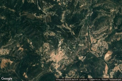 Vue aérienne de Sant Feliu de Codines