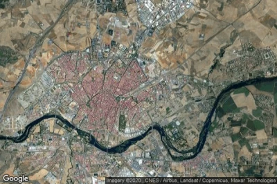 Vue aérienne de Salamanca