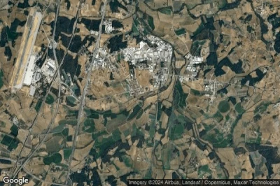 Vue aérienne de Riudellots de la Selva