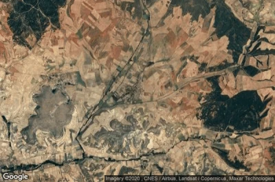 Vue aérienne de Quintanarraya