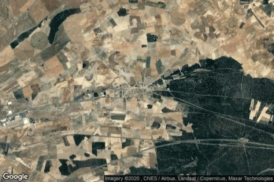 Vue aérienne de Pozal de Gallinas