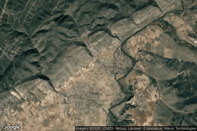 Vue aérienne de Patones