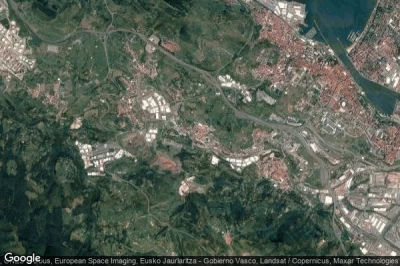 Vue aérienne de Urtuella