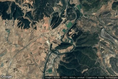 Vue aérienne de Nogales de Pisuerga