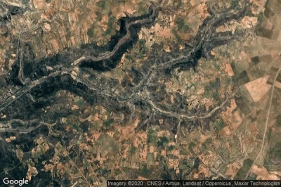 Vue aérienne de Moratilla de los Meleros