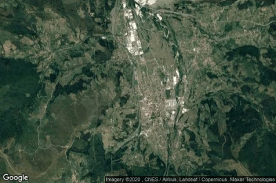 Vue aérienne de Los Corrales de Buelna