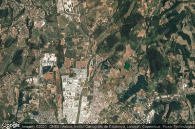 Vue aérienne de Llerona