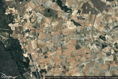 Vue aérienne de La Pedraja de Portillo
