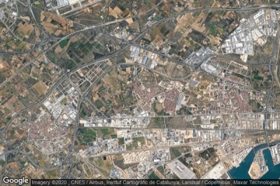 Vue aérienne de La Canonja