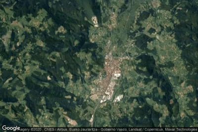 Vue aérienne de Gernika-Lumo