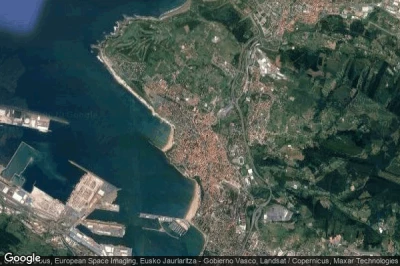 Vue aérienne de Getxo