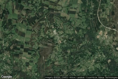 Vue aérienne de Germade