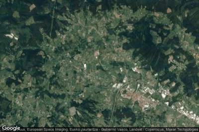 Vue aérienne de Gatika