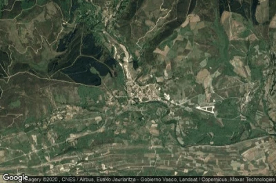 Vue aérienne de Espinosa de los Monteros
