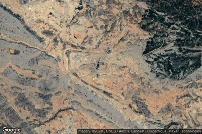 Vue aérienne de Cortes de Aragon