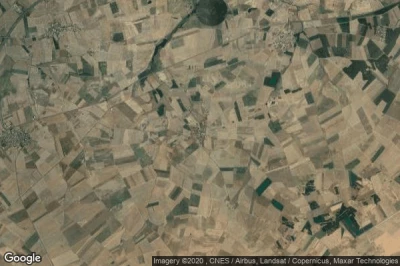 Vue aérienne de Cabezabellosa de la Calzada