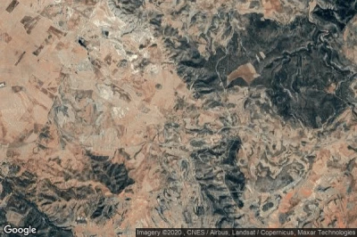 Vue aérienne de Bañón