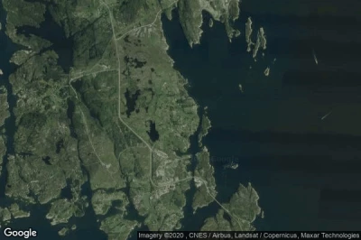 Vue aérienne de Tjeldsto